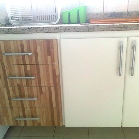 Gabinete de Cozinha de duas cores